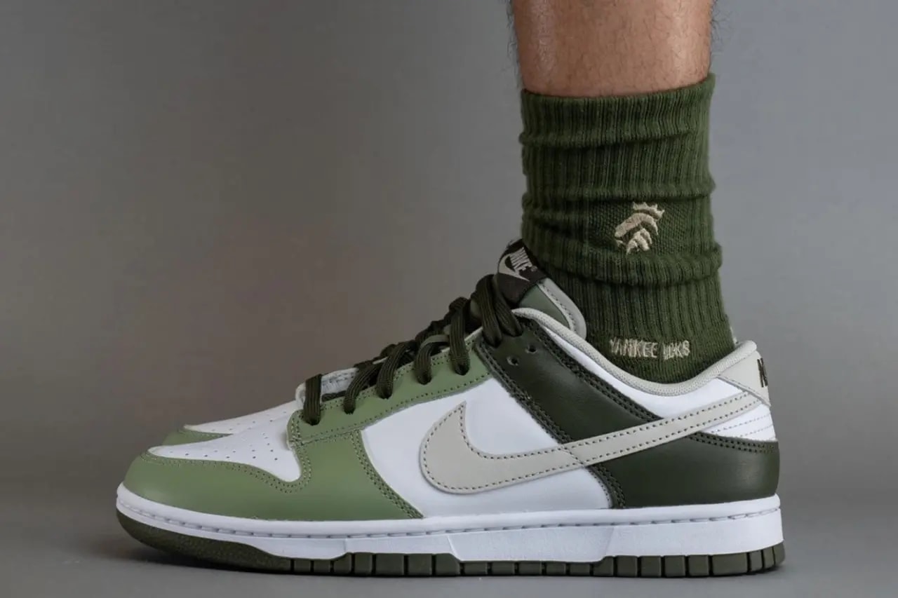 Giày Nike Dunk Low 'Oil Green' FN6882-100 — ảnh 3