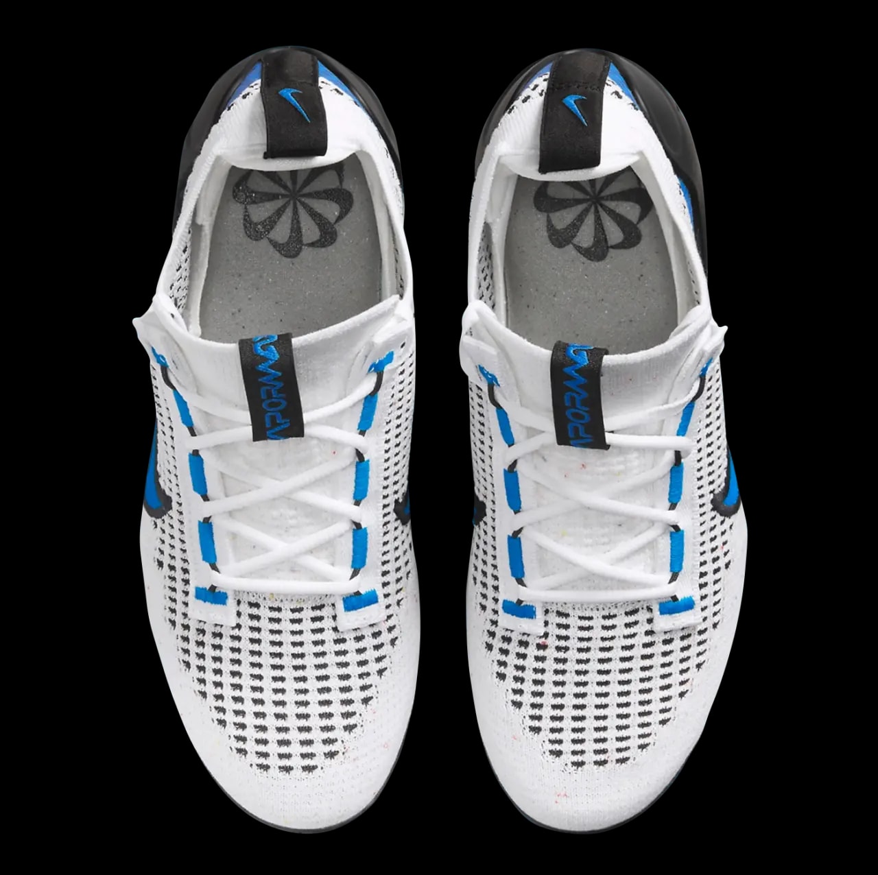 Giày Nike Air VaporMax 2021 Flyknit GS 'White Photo Blue' DB1550-101 — ảnh 3