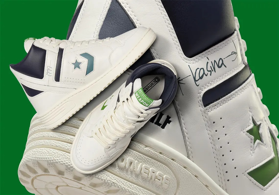 Giày Converse x Kasina Weapon Vintage 'White' A08686C — ảnh 2