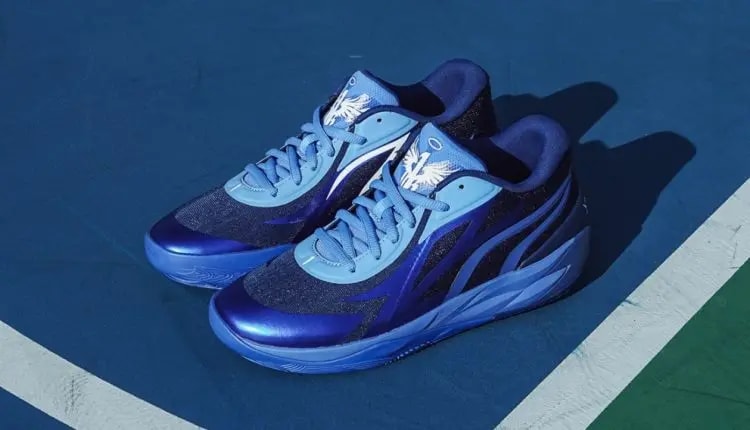 Giày Puma MB.02 Lo 'Team Colors - Blazing Blue' 377766-02 — ảnh 2