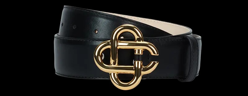 Thắt Lưng Casablanca CC Logo Buckle 'Black' AS23-ACC-012-01
