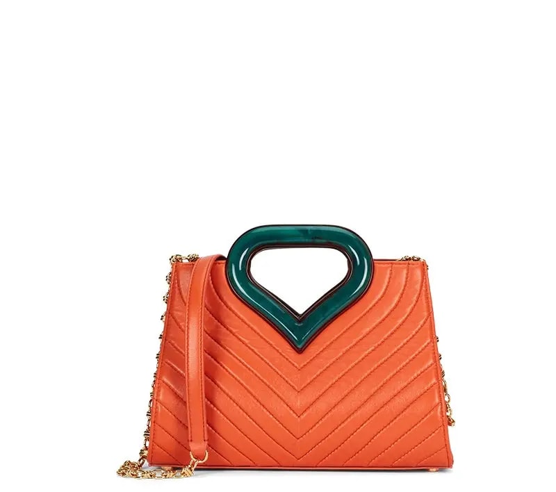 Túi Casablanca Logo Evening 'Hot Pink' AF22-BAG-022-01 — ảnh 2