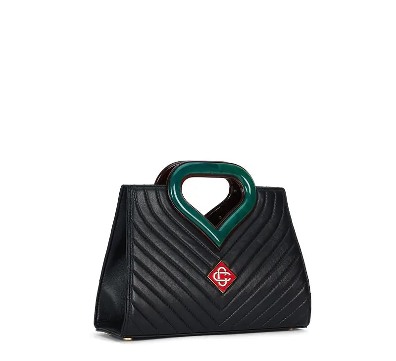 Túi Casablanca Logo Evening 'Black' AF22-BAG-022-02 — ảnh 4
