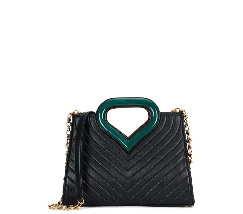 Túi Casablanca Logo Evening 'Black' AF22-BAG-022-02 — ảnh 3