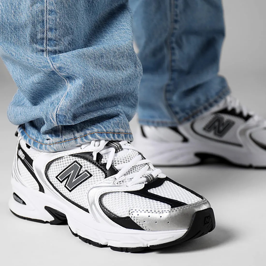 Giày New Balance 530 'White Silver Metallic' MR530LB — ảnh 4