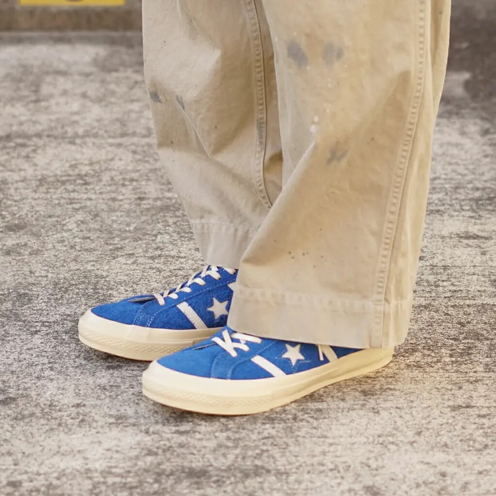 Giày Converse Star Bars Us Suede 'Blue' 35200500 — ảnh 2
