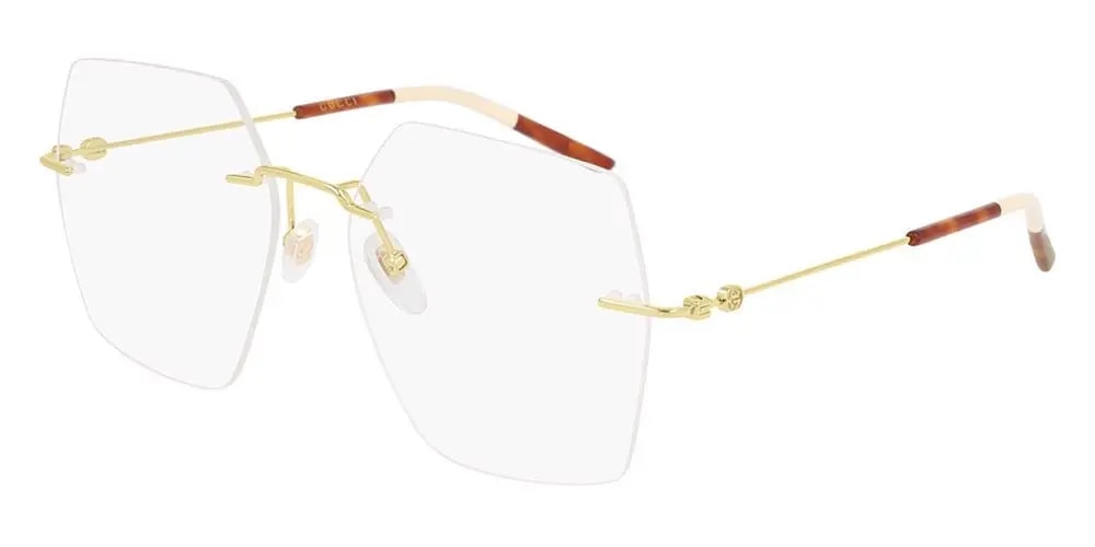 Kính Gucci Eyeglasses 'Gold' GG0683O-001 — ảnh 3