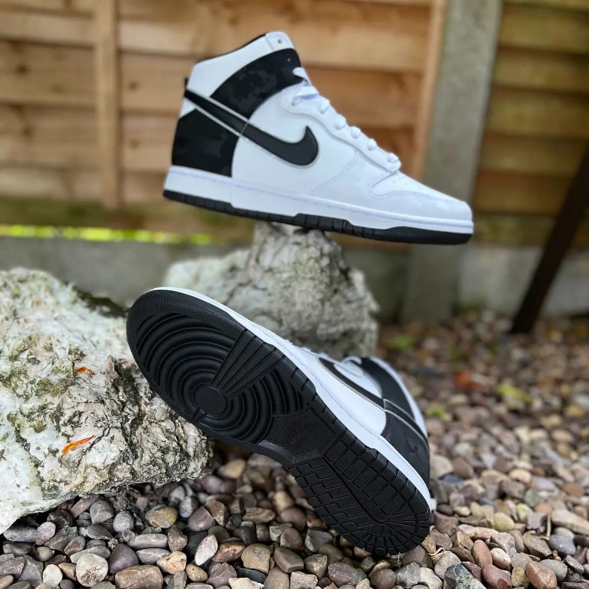 Giày Nike Dunk High Retro SE 'White Black Camo' DD3359-100 — ảnh 4