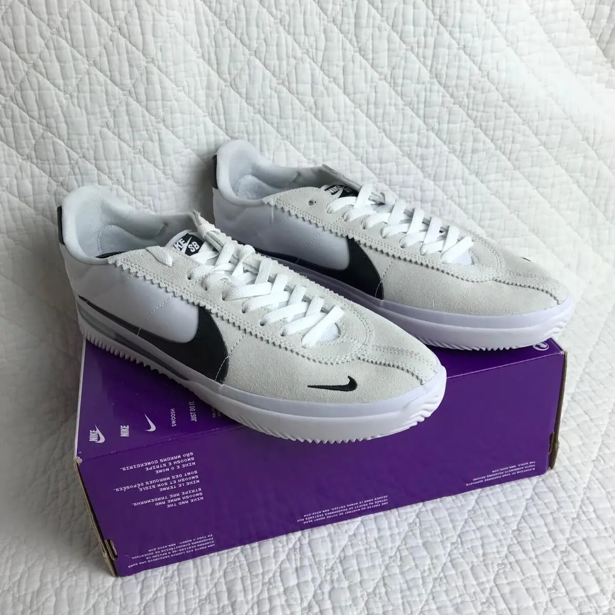 Giày Nike BRSB 'White Black' DH9227-101 — ảnh 4