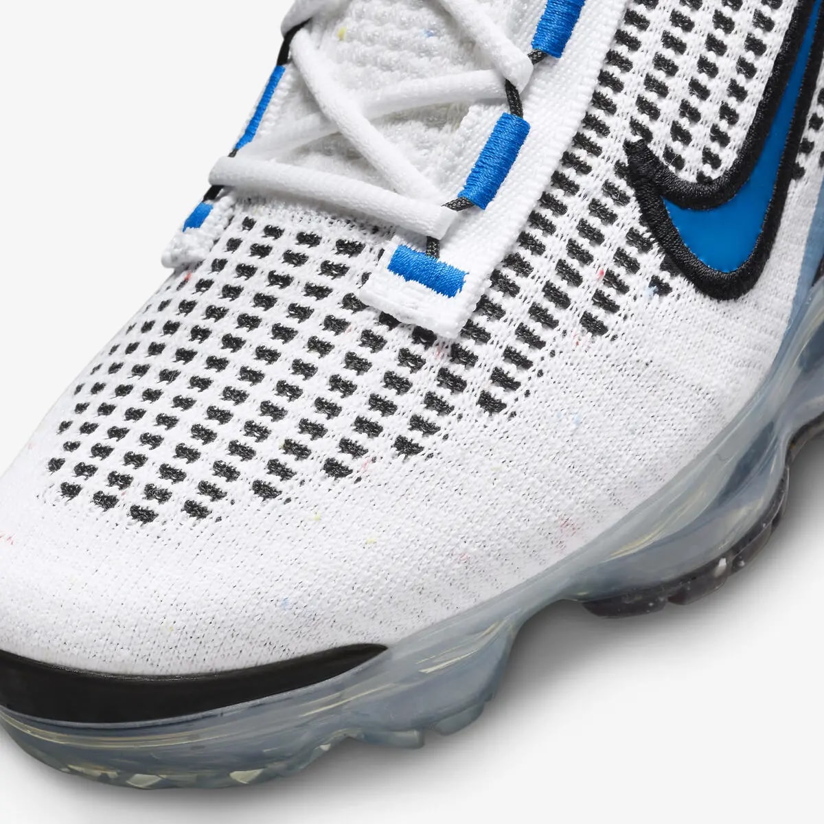 Giày Nike Air VaporMax 2021 Flyknit GS 'White Photo Blue' DB1550-101 — ảnh 5
