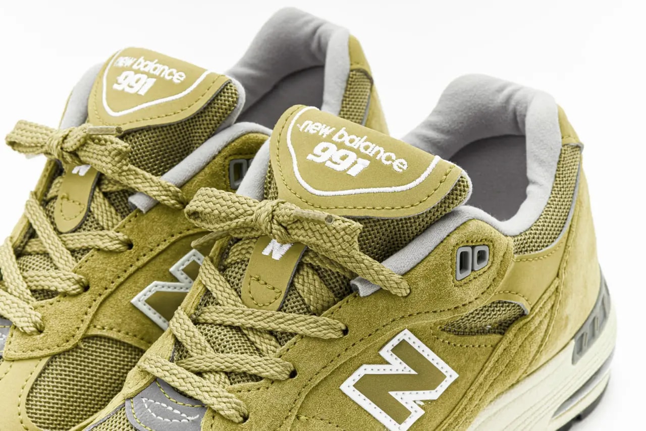 Giày New Balance 991 MiUK 'Cloud Cream' W991GGW — ảnh 4