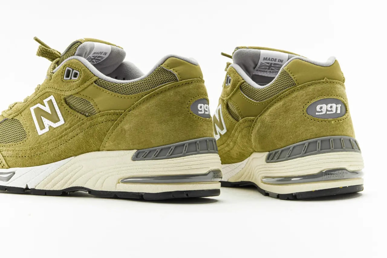 Giày New Balance 991 MiUK 'Cloud Cream' W991GGW — ảnh 5