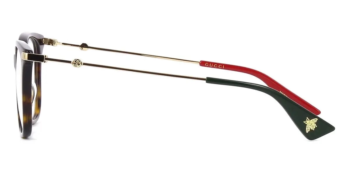Kính Gucci Eyeglasses 'Havana Gold' GG0110O-002 — ảnh 3