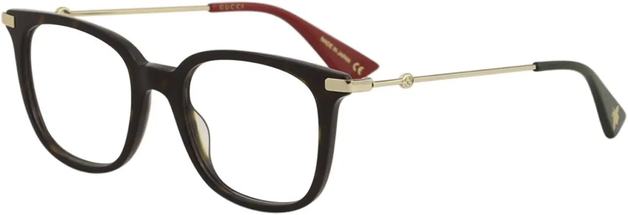 Kính Gucci Eyeglasses 'Havana Gold' GG0110O-002 — ảnh 4