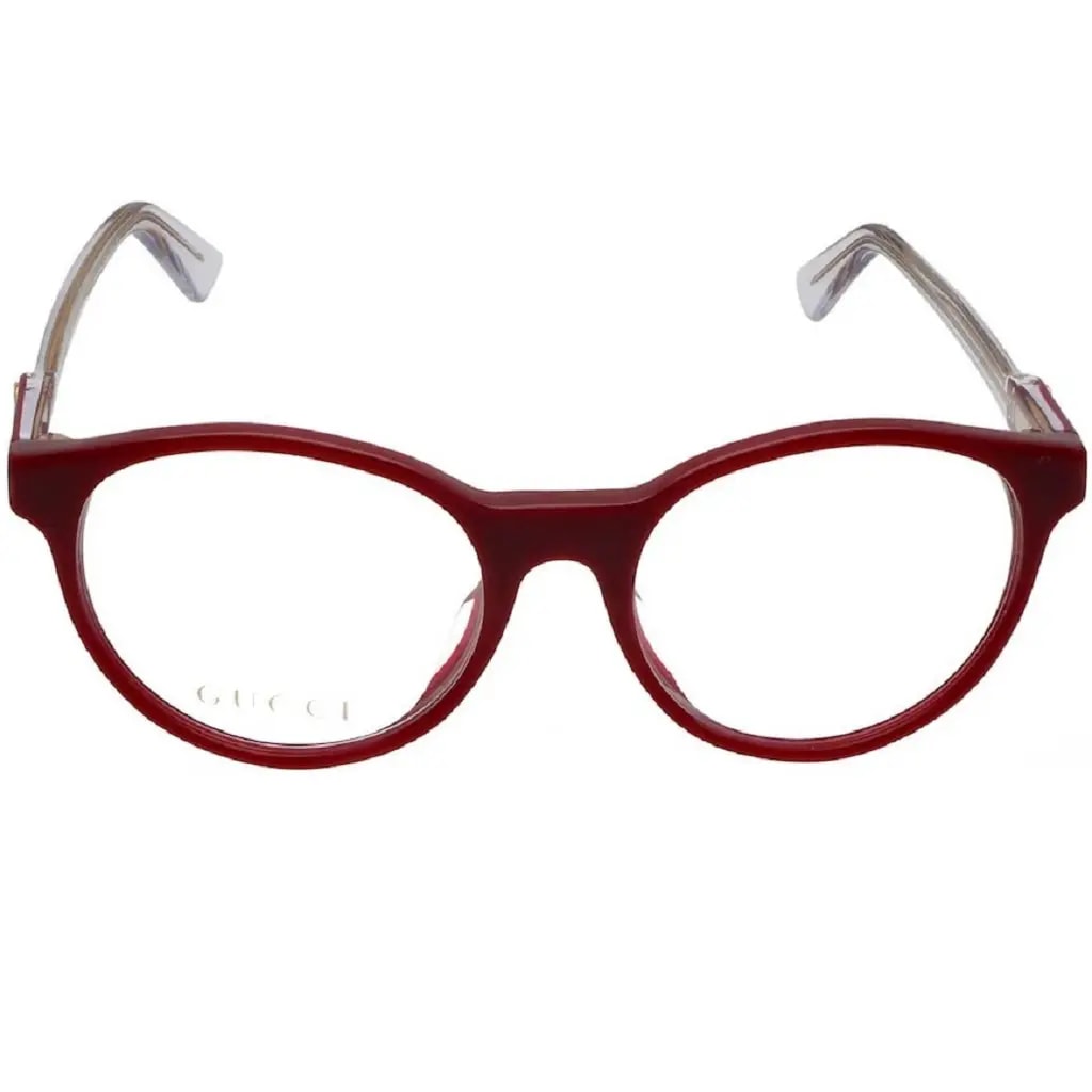 Kính Gucci Eyeglasses 'Burgundy' GG0487OA-004