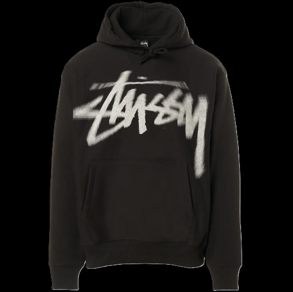 Áo Stussy Dizzy Stock Hoodie 'Black' — kich-thuoc: S