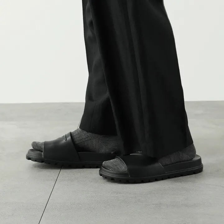Dép Prada Rubber Slide 'Black' 2X3085-3LKV-F0002 — ảnh 3