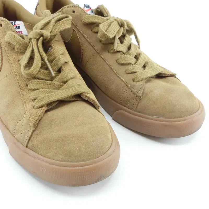 Giày Nike SB Blazer Low GT x Supreme 'Brown' 716890-229 — ảnh 4