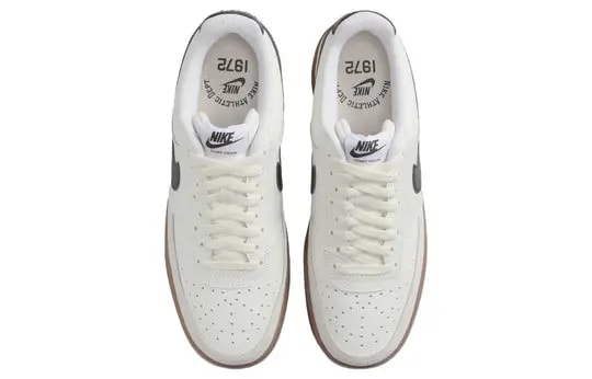 Giày Nike Court Vision Low Shoes 'Sail Light Brown White Black' FQ8075-133 — ảnh 4