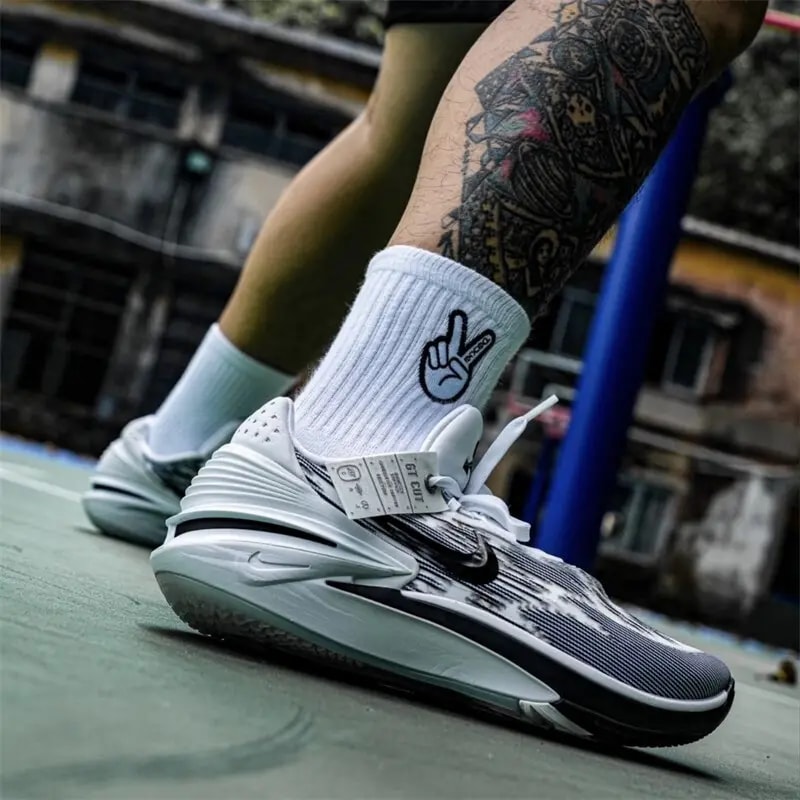 Giày Nike Air Zoom G.T. Cut 2 TB 'White Black Grey' FJ8914-100 — ảnh 2