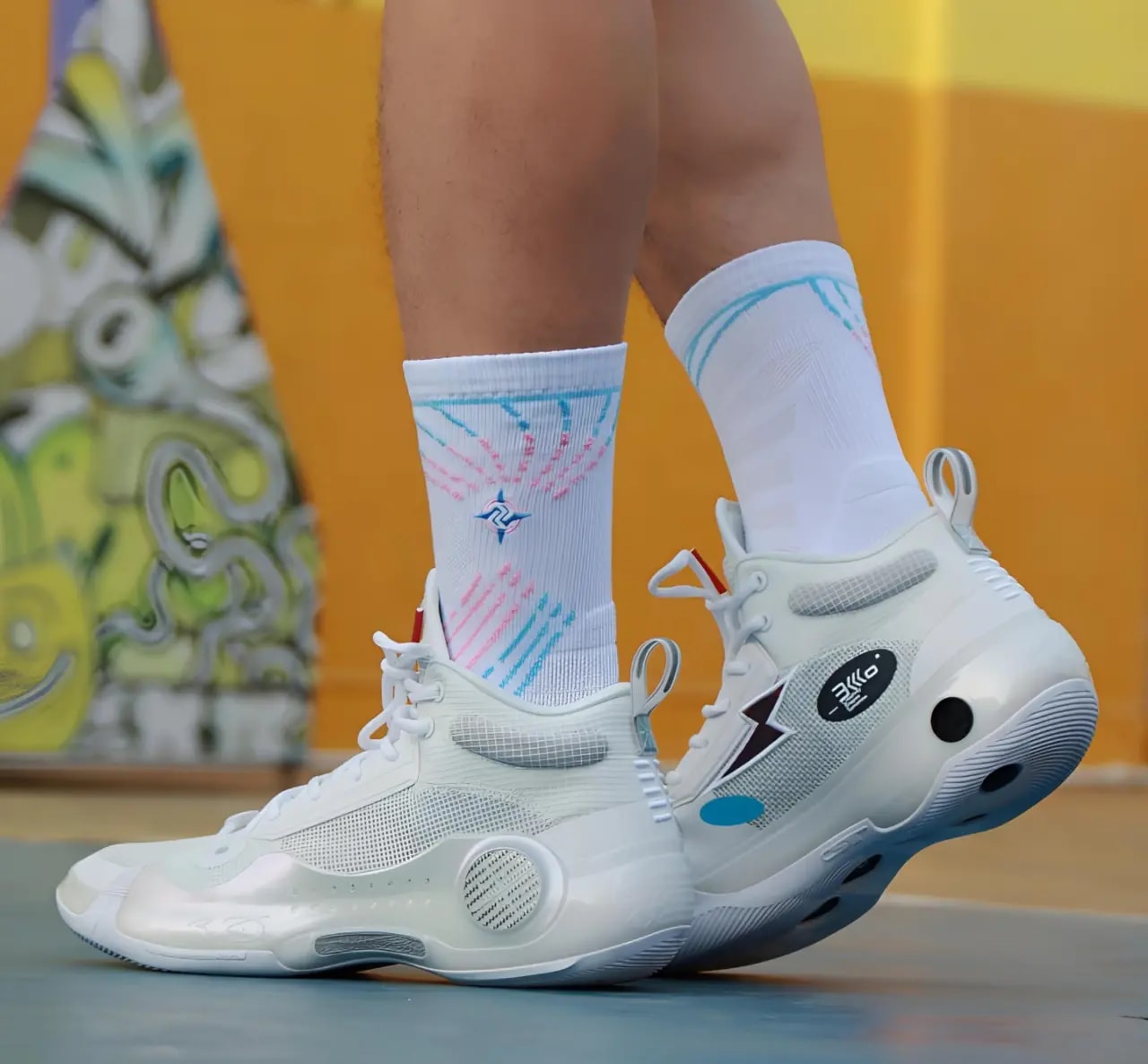 Giày Li Ning Way of Wade 10 'White Hot' ABAS115-3 — ảnh 4