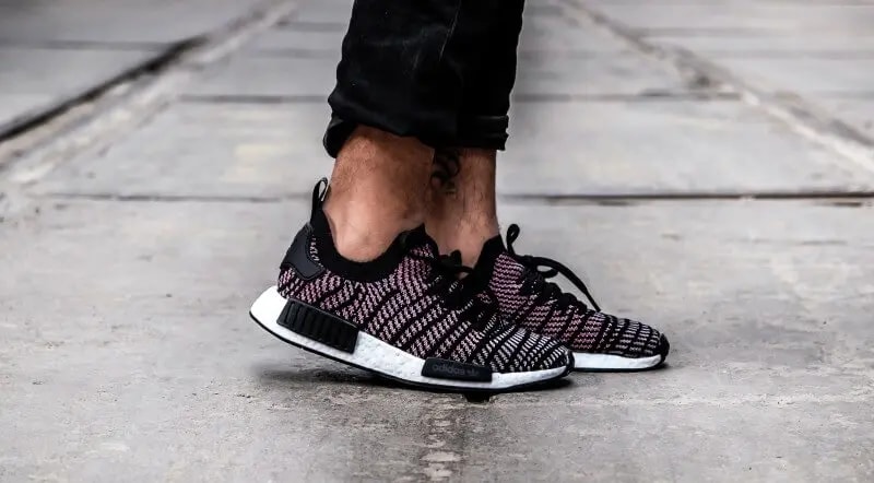 Giày Adidas NMD R1 'Grey Solar Pink' CQ2386 — ảnh 5