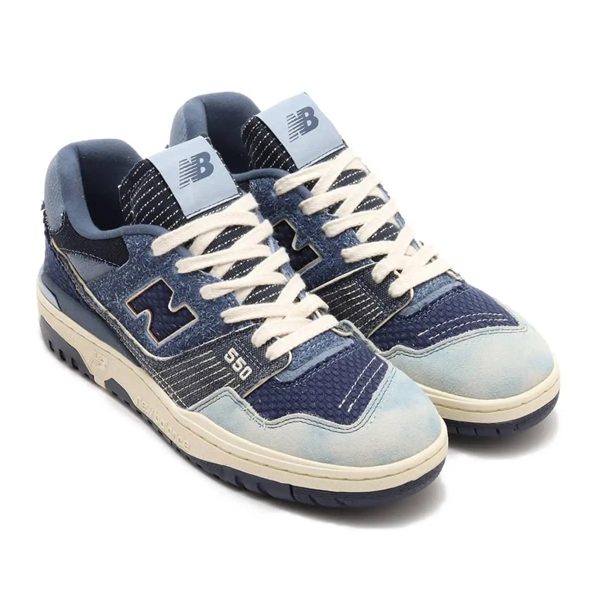 Giày New Balance 550 Boro Pack 'Navy' BB550J — ảnh 2