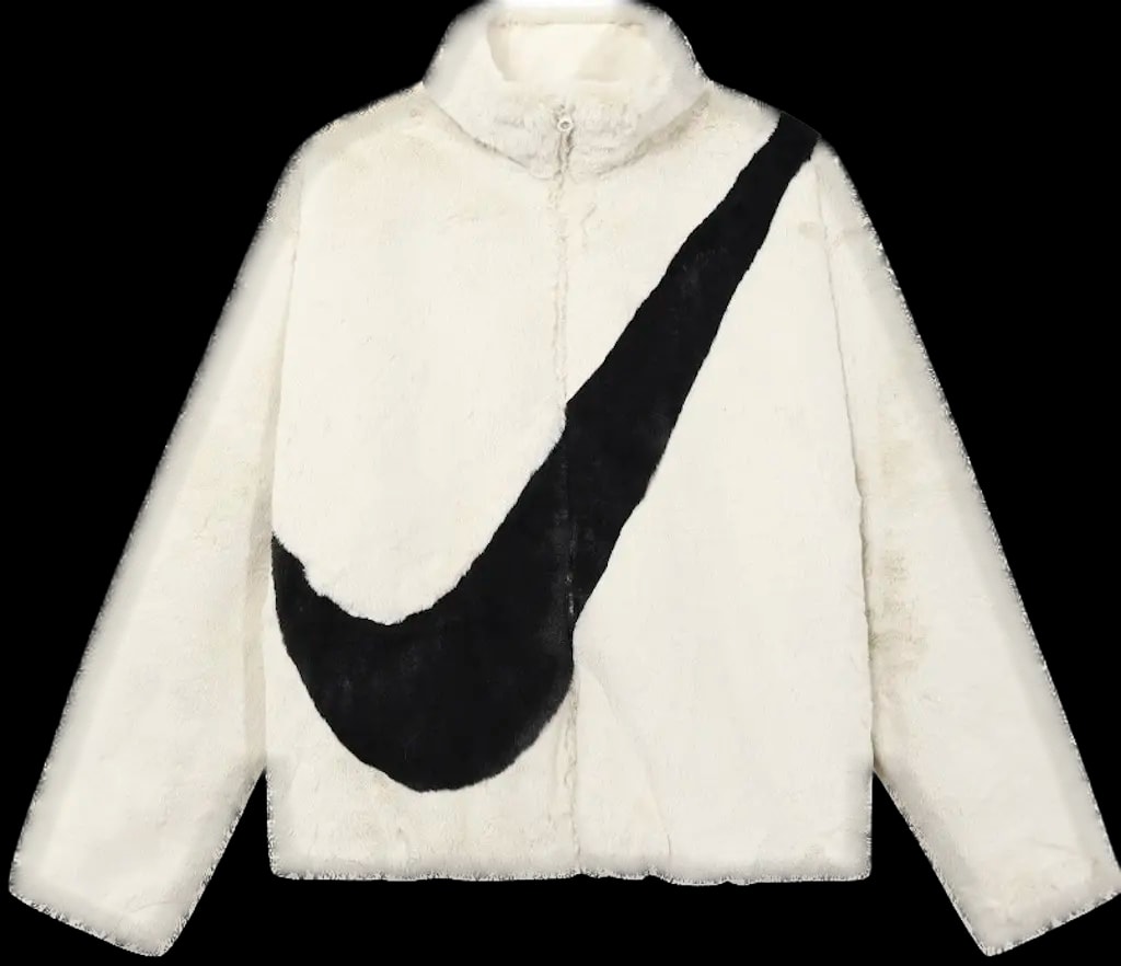 Áo Nike Sportswear Faux Fur Jacket 'Cream' DM1760-238 — kich-thuoc: L