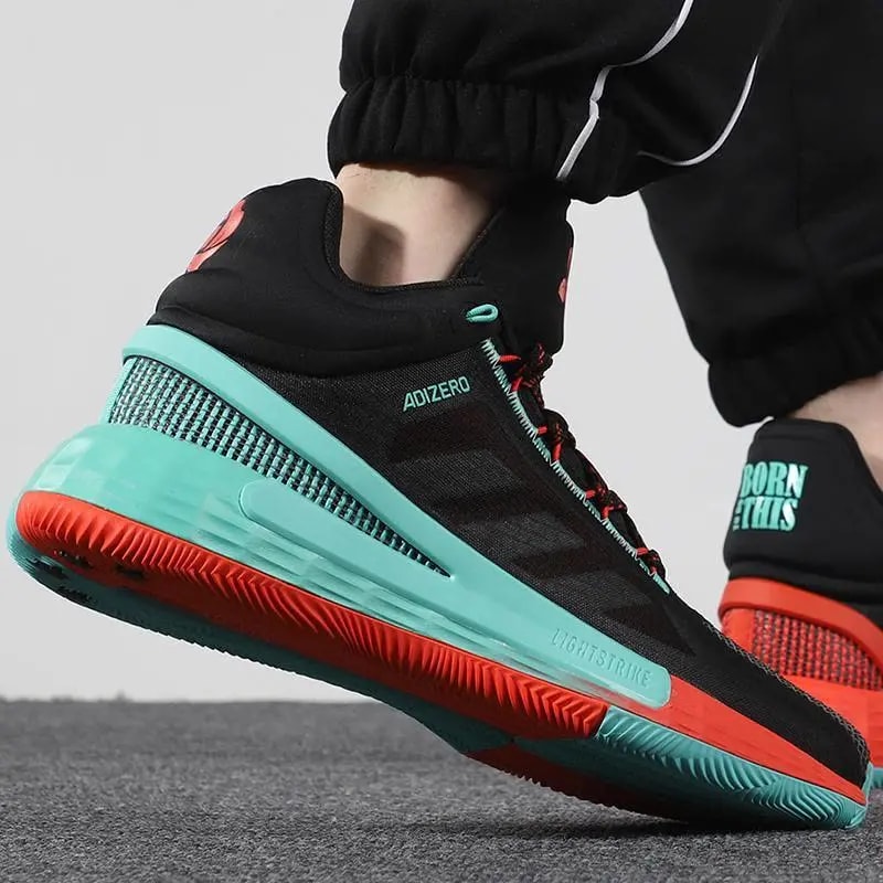 Giày Adidas D Rose 11 'Black Bright Red' FZ4407 — ảnh 2