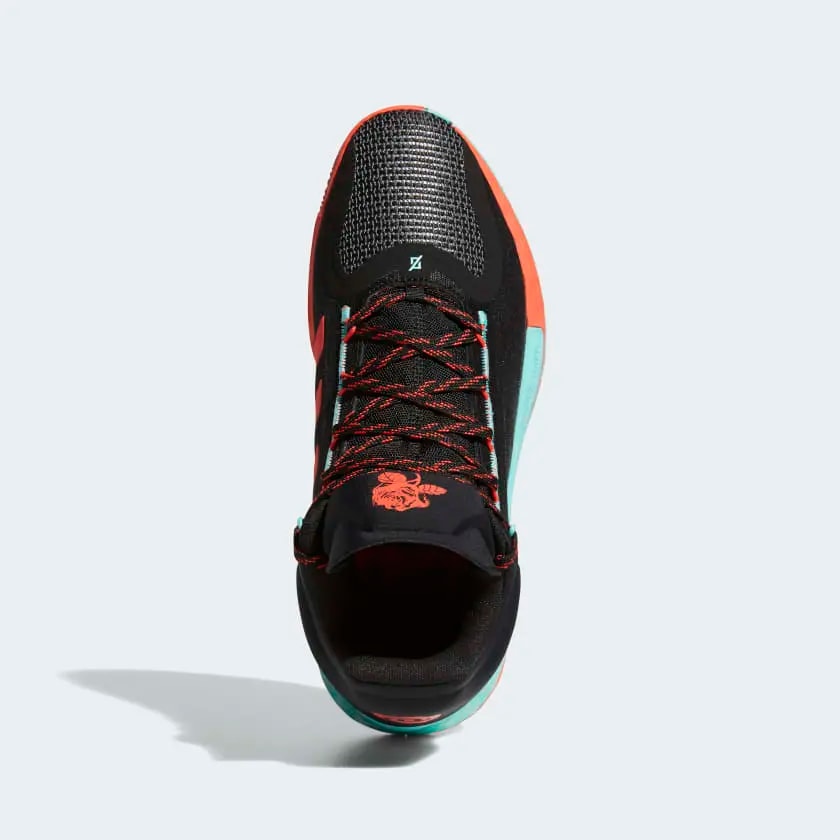 Giày Adidas D Rose 11 'Black Bright Red' FZ4407 — ảnh 5