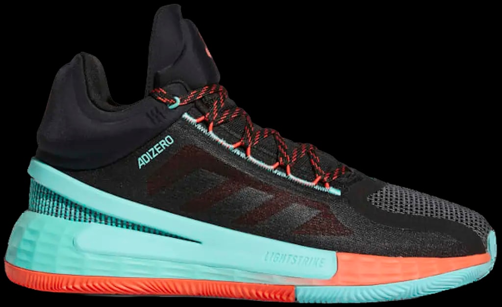 Giày Adidas D Rose 11 'Black Bright Red' FZ4407 — kich-thuoc: 40
