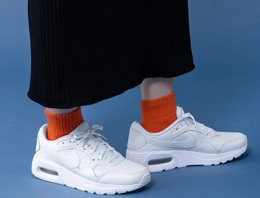 Giày Nike Air Max SC 'Triple White' CW4554-101 — ảnh 4