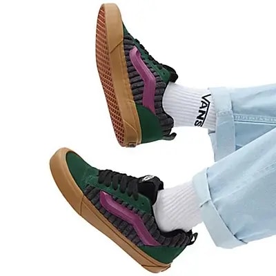 Giày Vans Knu Skool 'Grey Green' VN0009QC6KL — ảnh 2