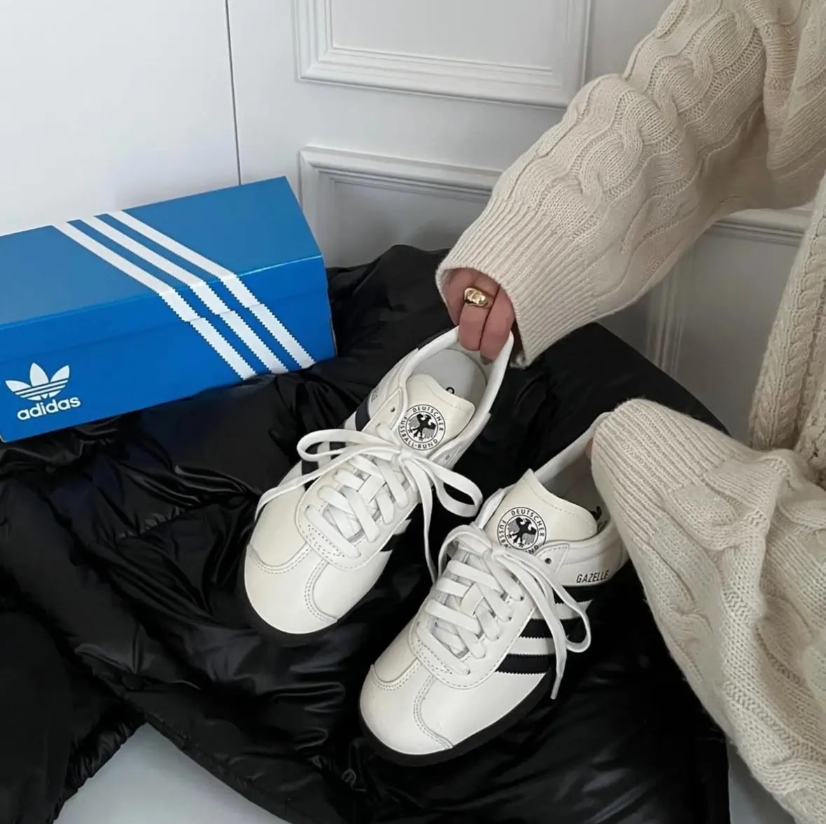 Giày Adidas Gazelle 'Germany' ID3719 — ảnh 3