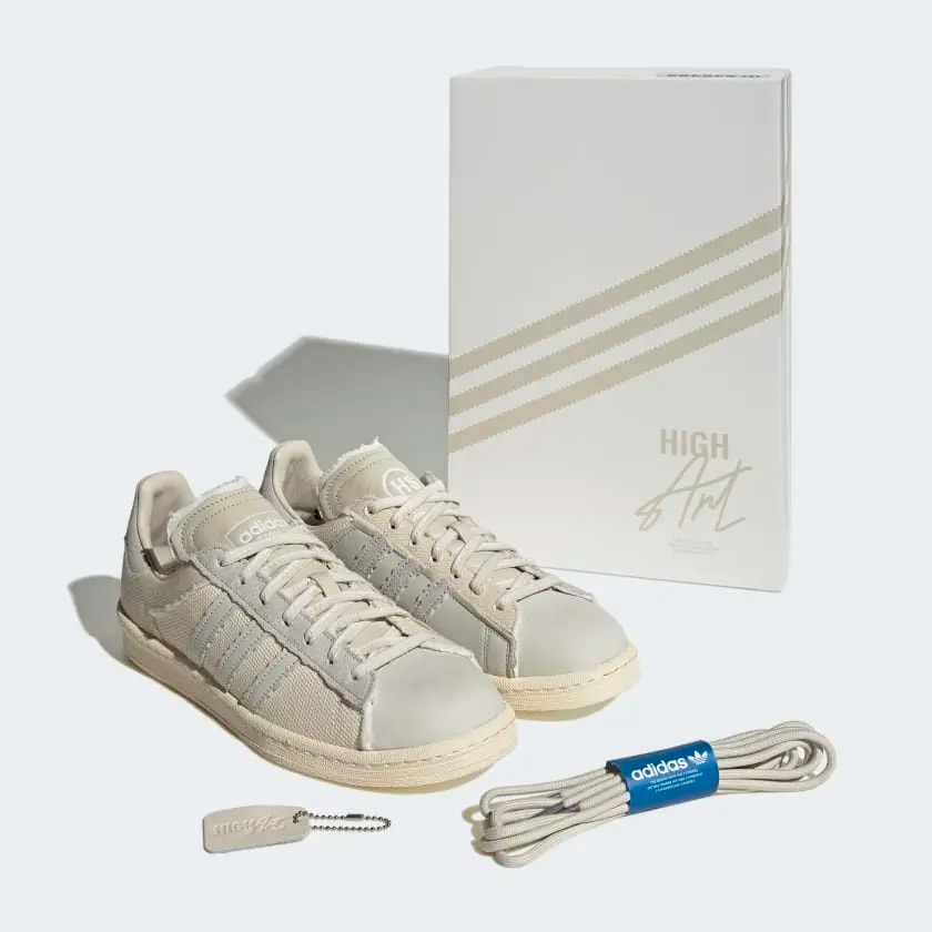 Giày Adidas x Highsnobiety Campus Highart 'White' IG8171 — ảnh 2