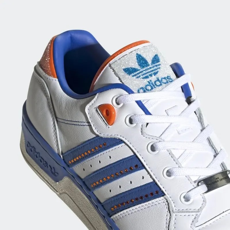Giày Adidas Rivalry x Swarovski Low 'White Blue' FX7469 — ảnh 5