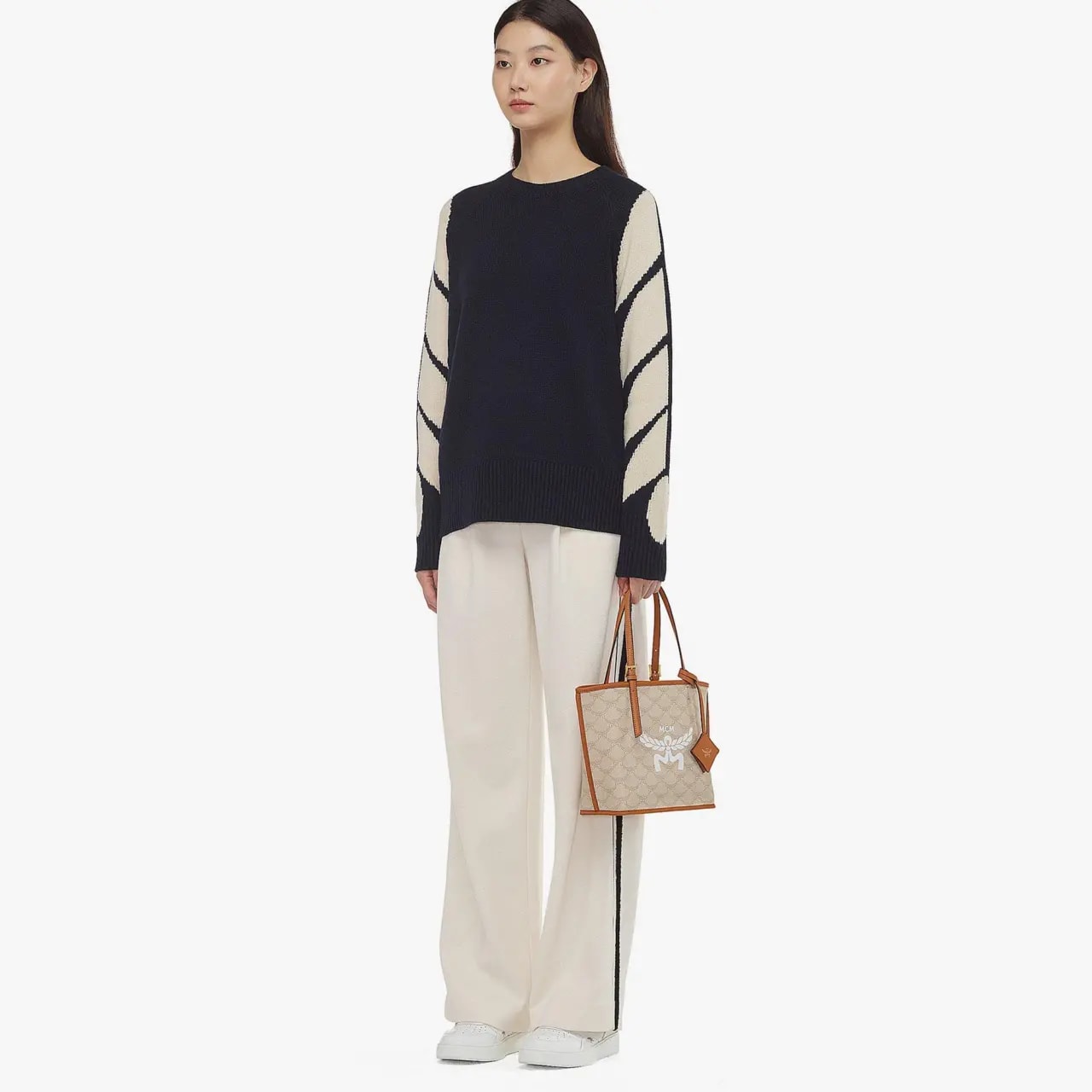 Túi MCM Himmel Shopper in Lauretos 'Beige' MWPESAC02I9001 — ảnh 2