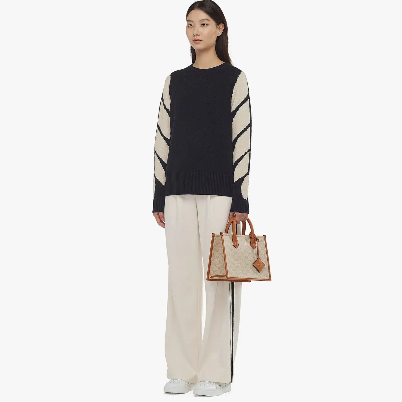 Giày MCM Himmel Tote in Lauretos 'Beige' MWTESAC01I9001 — ảnh 3