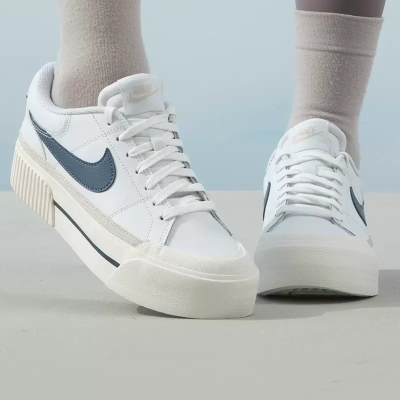 Giày Nike Court Legacy 'White Diffused Blue' DM7590-104 — ảnh 4