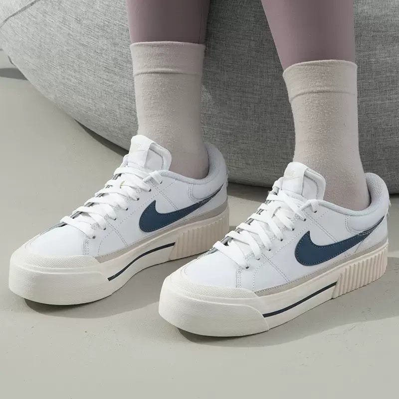 Giày Nike Court Legacy 'White Diffused Blue' DM7590-104 — ảnh 5