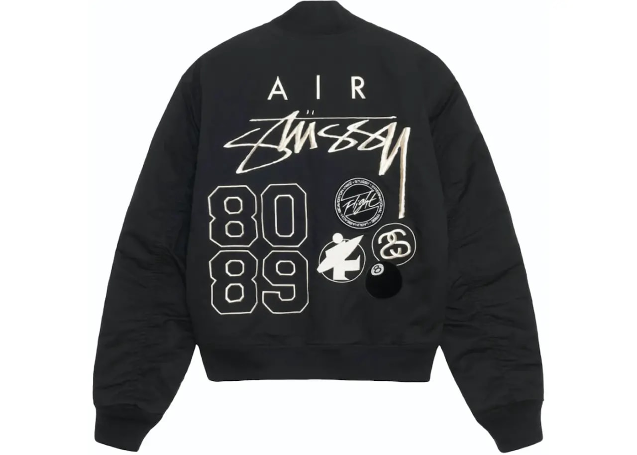 Áo Nike x Stüssy Reversible Jacket 'Black' FJ9154-010 — ảnh 4