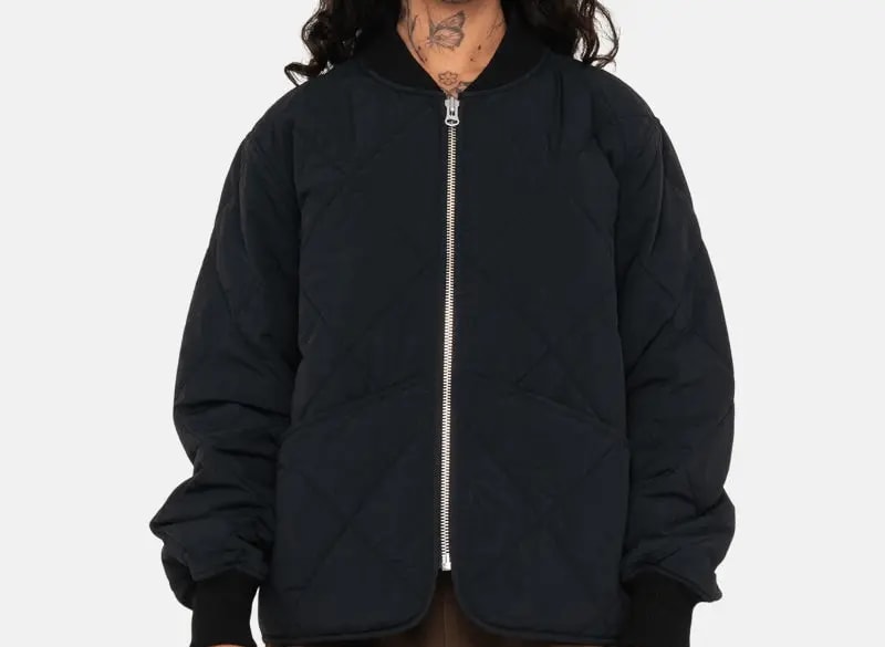 Áo Stussy 8 Ball Quilted Liner Jacket 'Black' — ảnh 2