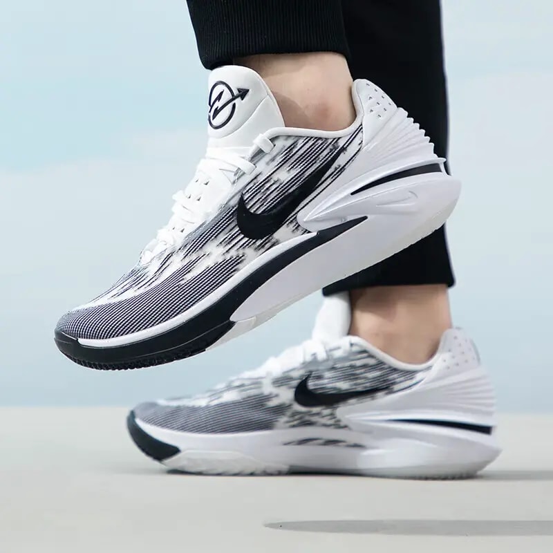 Giày Nike Air Zoom G.T. Cut 2 TB 'White Black Grey' FJ8914-100 — ảnh 4