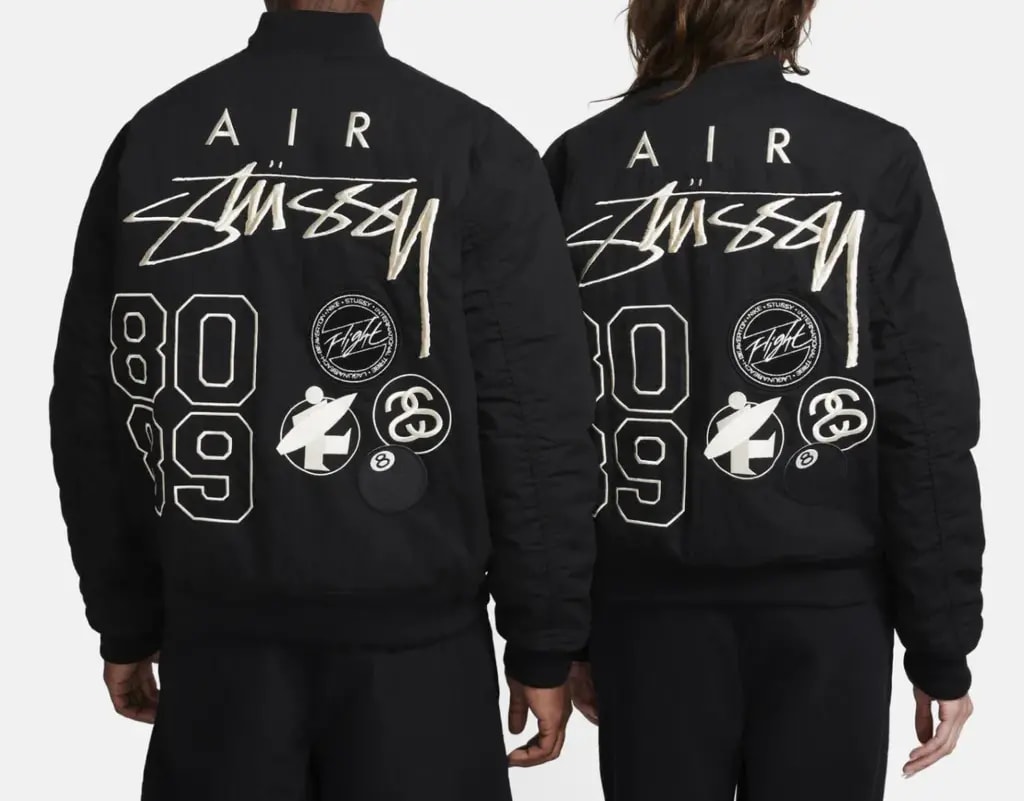 Áo Nike x Stüssy Reversible Jacket 'Black' FJ9154-010 — ảnh 2