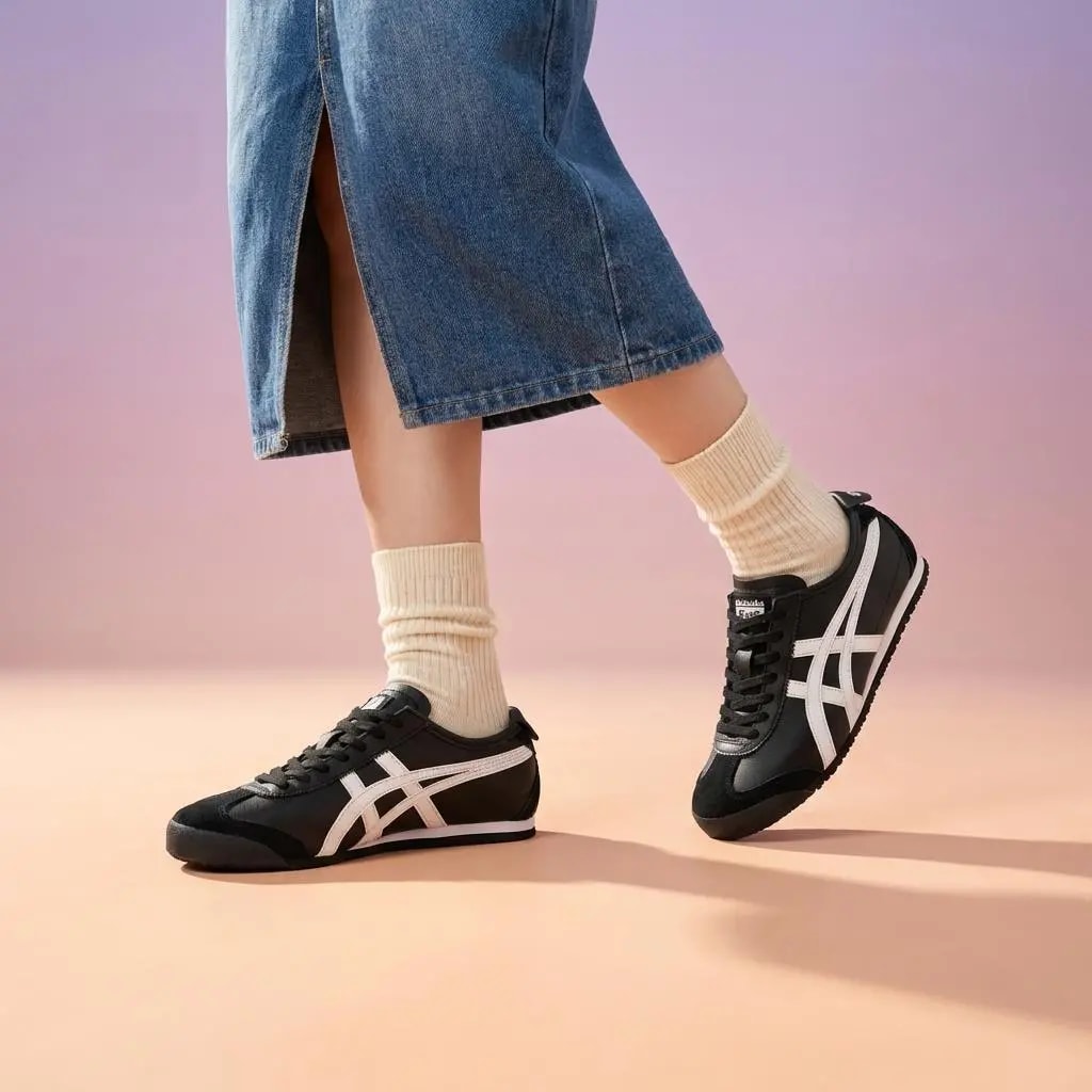 Giày Onitsuka Tiger Mexico 66 'Black' 1183C102-002 — ảnh 2