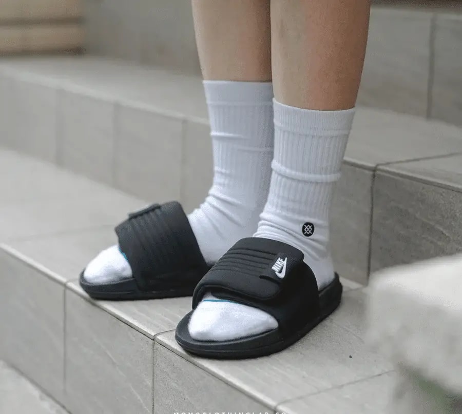 Dép Nike Offcourt Adjust Slide 'Black' DQ9624-001 — ảnh 4