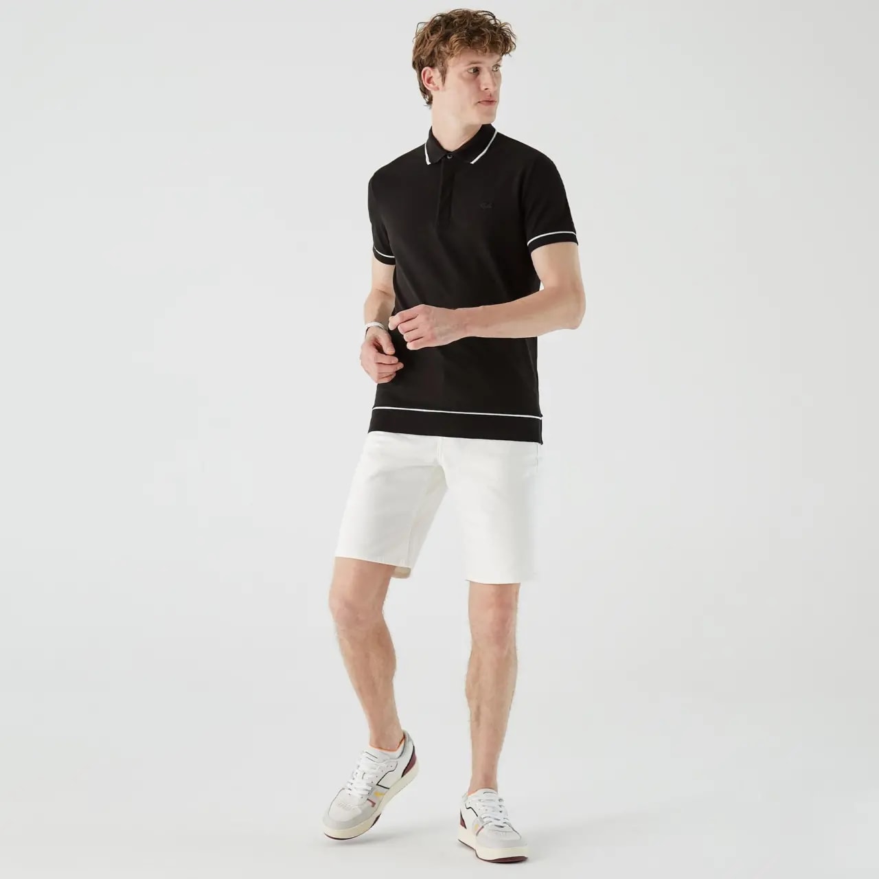 Áo Lacoste Polo Regular Fit 'Black' PH4275-11-031 — ảnh 5
