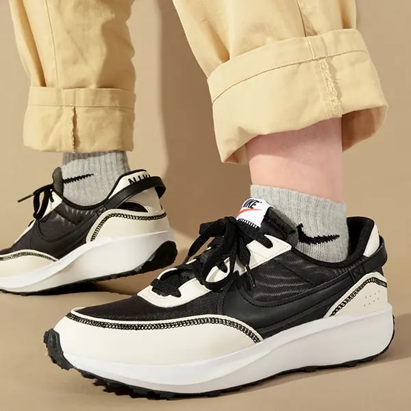 Giày Nike Waffle Debut SE 'Black White' FB7217-001 — ảnh 2