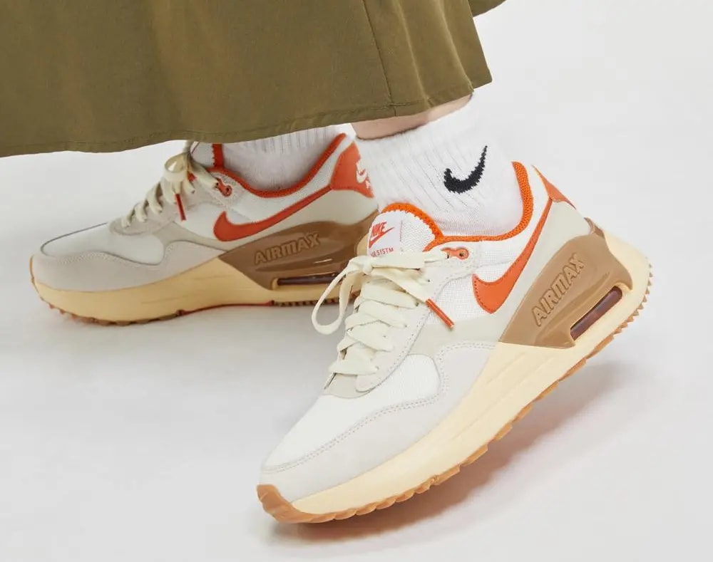 Giày Nike Air Max SYSTM 'White Orange' FQ8106-133 — ảnh 4