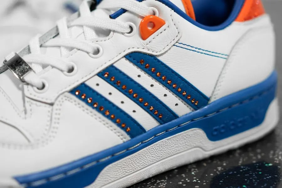 Giày Adidas Rivalry x Swarovski Low 'White Blue' FX7469 — ảnh 3